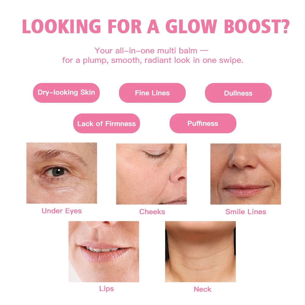 Pink collagen multibalm