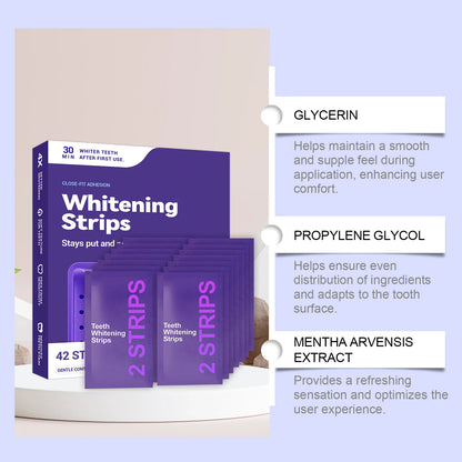 Purple Teeth Whitening Strips