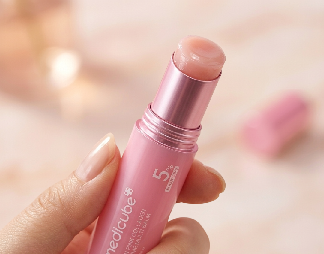 Pink collagen multibalm